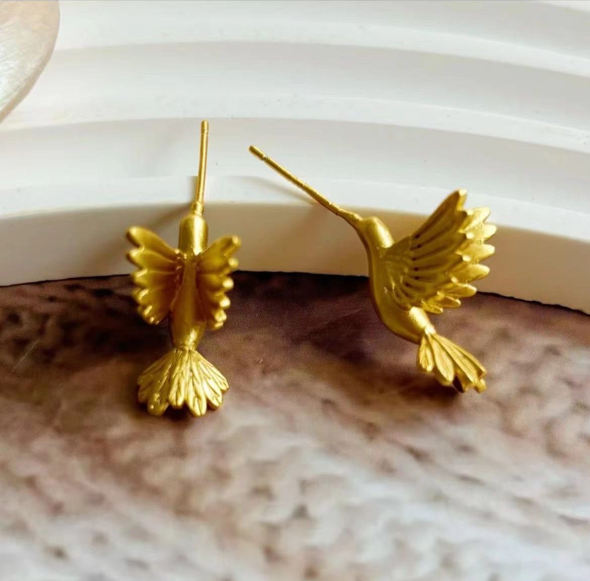 Bird Copper Alloy Earrings