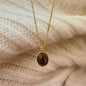 Tiger's Eye Gem  Necklace