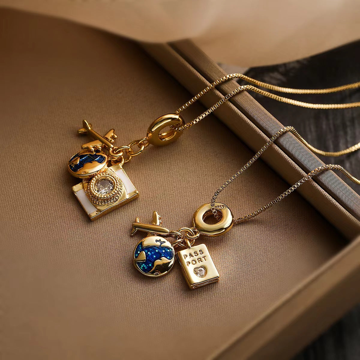 Travel Pendant  Necklace Jewelry Gifts